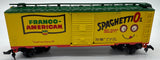 Life-Like 8429 40' S/D BOX CAR FRANCO AMERICA SPAGHETTIOS HO SCALE NEW