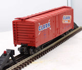 Lionel 6-9809 Clark Reefer Car O SCALE Used Damaged Box