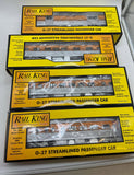 MTH RailKing 30-6094 Denver & Rio Grande 4-Car O-27 Streamlined Passenger Set O SCALE Like New
