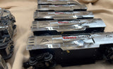 MTH 30-1433-1, 30-78040, 30-78061 Coors Light Railking Silver Bullet Train Set with Proto-Sound 2.0 with Rare Tail Car & Add-On Reefer limited O Scale Like New
