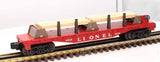 Lionel 6-19484 Lionel Lines O27 Flat Car w/ Wood Planks #6264 O SCALE Like New