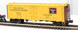 Lionel 6-17339 Burlington Refrigerator Express Steel-sided Refrigerator Car #74825 O SCALE NEW