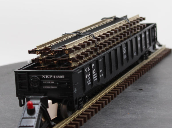 MTH Premier 20-95286 Nickel Plate Road Gondola Car O SCALE Like New Damaged Box