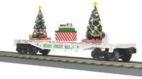 MTH RailKing 30-76944 Christmas Flat Car 2025 limited O SCALE NEW