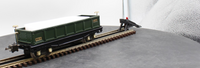 MTH Tinplate 10-1042 812 gondola car dark green with brass trim O SCALE Like New