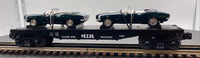 MTH Railking 30-7670 MTH Transport Flat Car w'67 Camaros O SCALE NEW