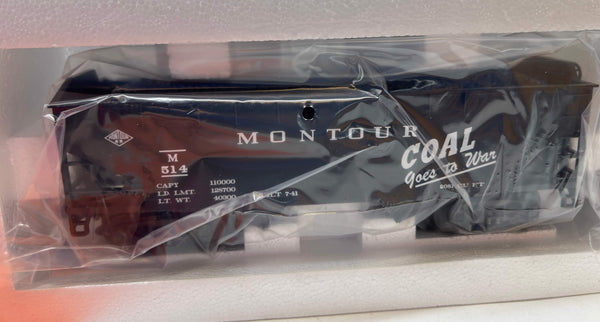 MTH Premier 20-97518 Montour - Coal Goes To War 2-Bay Offset Hopper Car O SCALE NEW