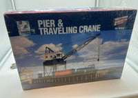 Walthers 933-3067 Pier & Traveling Crane -- Kit - Pier: 12-5/8 x 5-3/4 x 1-1/2"; Crane: 4 x 4 x 9-1/8" HO Scale NEW