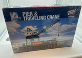 Walthers 933-3067 Pier & Traveling Crane -- Kit - Pier: 12-5/8 x 5-3/4 x 1-1/2"; Crane: 4 x 4 x 9-1/8" HO Scale NEW