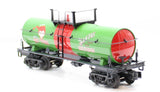 MTH Railking 30-73547 Christmas Smoking Tank Car Santa's Secret Stash Bourbon O SCALE Like New