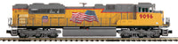 MTH Premier 20-21156-1 Union Pacific SD70ACe Diesel Engine - Union Pacific (Flag) #9096 With Proto-Sound 3.0 . O SCALE Like New