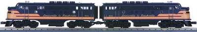 MTH Premier 20-2152-1 EMD Louisiana & Nashville L&N F-3 AA Diesel Set O-Scale