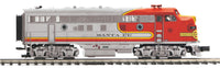 MTH Premier 20-21587-1 Santa Fe F-3 A Unit Diesel Engine in Warbonnet - Plated with Proto-Sound 3.0. O SCALE NEW