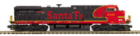 MTH Premier 20-21765-1 Santa Fe AC4400cw Diesel Engine - Black Bonnet #2026 With Proto-Sound 3.0 . O SCALE NEW