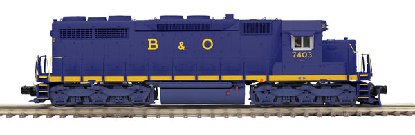 MTH Premier 20-21772-1 Baltimore & Ohio SD-35 Diesel Engine - Baltimore & Ohio #7403 With Proto-Sound 3.0 . O SCALE Like New