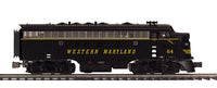 MTH Premier 20-21804-1 Western Maryland F-7 A Unit Diesel Engine w/Proto-Sound 3.0 (Hi-Rail Wheels) #64 with 20-21804-3 F-7 B-Unit Diesel (Non-Powered) #411 and 20-21804-4 F-7 A Unit Non-Powered #57 Limited NEW