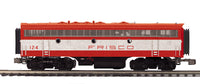 MTH 20-21806-1 Frisco F-7 A Unit Diesel Engine w/Proto-Sound 3.0 (Hi-Rail Wheels) #24 with 20-21806-3 F-7 B-Unit Diesel (Non-Powered) #124 and 20-21806-4 F-7 A Unit Non-Powered #27 Limited