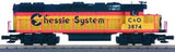 MTH Premier 20-2186-1 Chessie GP38-2 Diesel Engine - C&O Chessie Cab Nos. 3874 3890 3899 . O SCALE NEW