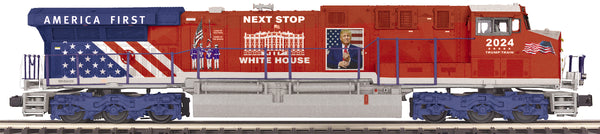 MTH Premier 20-21910-1 Donald J. Trump AC6000 Diesel Engine w/Proto-Sound 3.0 Custom Exclusive Cab No. 2024 O Scale