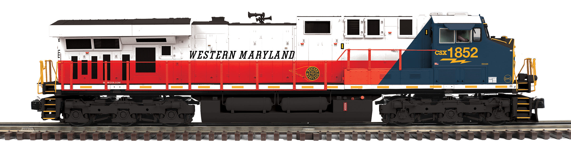 MTH Premier 20-21938-1 Western Maryland WM ES44AC Diesel Engine w/Prot