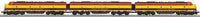 MTH Premier 20-2207-1 Kansas City Southern E-8 ABA Diesel Engine Set - KCS. Cab 26 & 28 With ProtoSound, BCR. O SCALE Like New