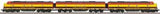MTH Premier 20-2207-1 Kansas City Southern E-8 ABA Diesel Engine Set - KCS. Cab 26 & 28 With ProtoSound, BCR. O SCALE Like New
