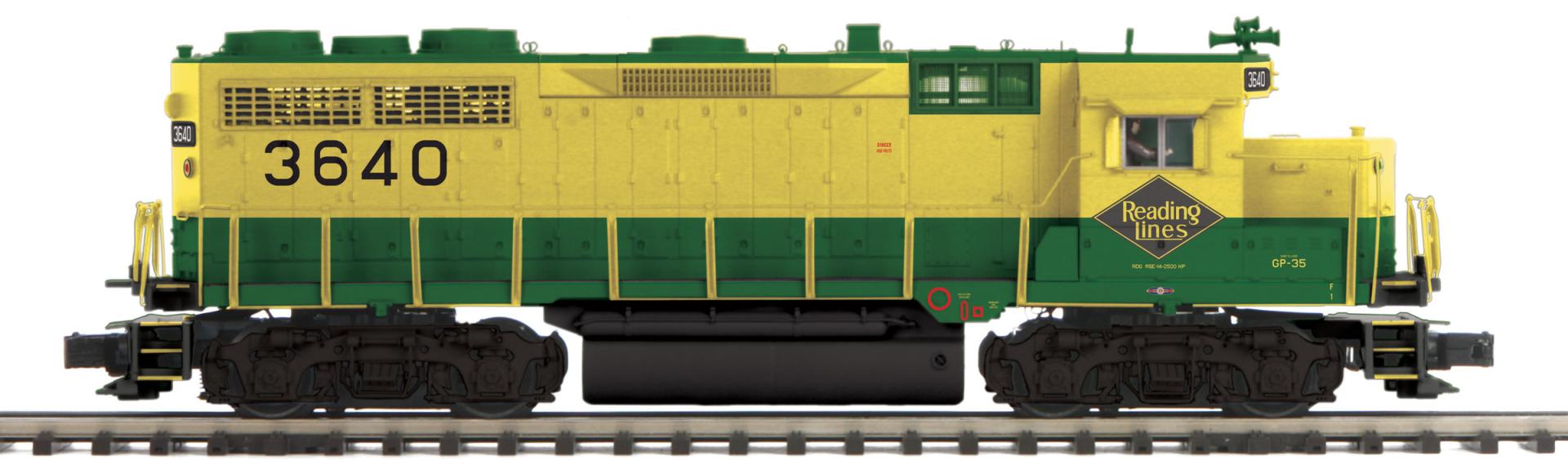 MTH Premier 20-22079-1 Reading GP-35 Low Hood Diesel Engine w/Proto-So