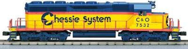 MTH Premier 20-2216-1 Chessie SD40-2 Diesel Engine - Chessie Cab WM 7547 With Proto #2  O SCALE. Used Excellent