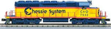 MTH Premier 20-2216-1 Chessie SD40-2 Diesel Engine - Chessie Cab C&O 7532 B&O 7616 WM 7547 With Proto O SCALE. Used Excellent