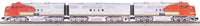 MTH Premier 20-2273-1 Santa Fe FT ABA Diesel Set - ATSF Cab s 167 - With Proto-Sound 2.0 & BCR  O SCALE Used Excellent
