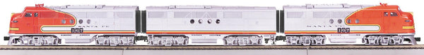 MTH Premier 20-2273-1 Santa Fe FT ABA Diesel Set - ATSF Cab s 167 - With Proto-Sound 2.0 & BCR  O SCALE Used Excellent