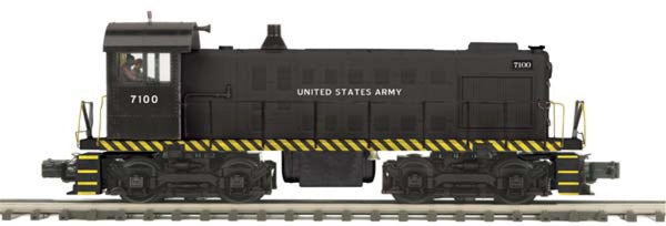 MTH Premier 20-2941-1 U.S. Army Alco S-2 Switcher Diesel Engine with Proto-Sound 2.0 7100 O SCALE Used Excellent