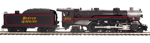 MTH Premier 20-3816-1 Boston & Maine B&M 4-6-2 USRA Heavy Pacific Steam Engine w/Proto-Sound 3.0 - Cab # 3713