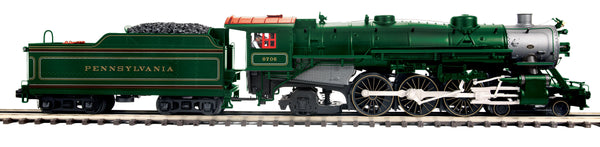 MTH Premier 20-3818-1 Pennsylvania (Brunswick Green w/Gold Striped Drivers)  4-6-2 USRA Heavy Pacific Steam Engine w/Proto-Sound 3.0 - Cab # 8706