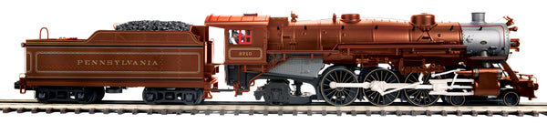 MTH Premier 20-3819-1 Pennsylvania (Tuscan w/Gold Striped Drivers 4-6-2 USRA Heavy Pacific Steam Engine w/Proto-Sound 3.0 - Cab # 8710