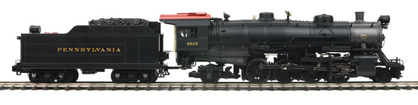 MTH Premier 20-3839-1 Pennsylvania Railroad PRR 2-8-2 USRA Light Mikado Steam Engine w/Proto-Sound 3.0 (Hi-Rail Wheels) - Cab No.  9628