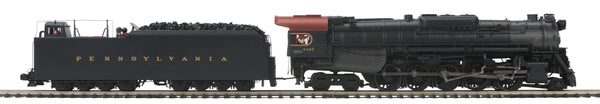 MTH Premier 20-3848-1 Pennsylvania Railroad PRR J-1 2-10-4 Steam Engine w/Proto-Sound 3.0 (Hi-Rail Wheels) - Cab No. 6456