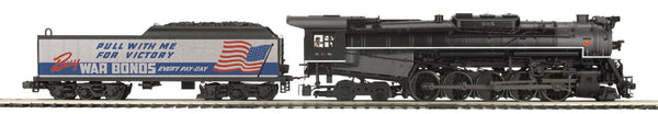 MTH Premier 20-3861-1 Kansas City Southern T-1 2-10-4 Steam Engine in Hi-Rail Wheels. O SCALE NEW