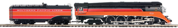 MTH Premier 20-3914-1 Southern Pacific Lines 4-8-4 GS-4 Steam Engine w/Proto-Sound 3.0 (Hi-Rail Wheels) - (Daylight Small Lettering) O SCALE NEW