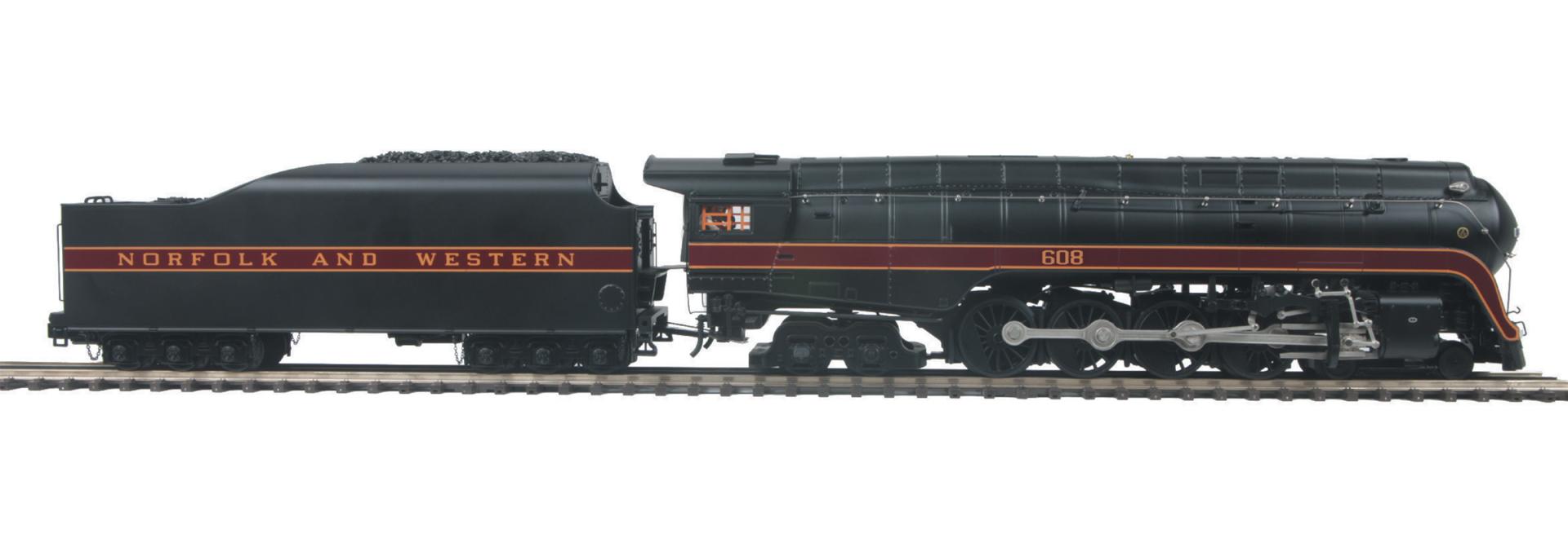 MTH Premier 20-3950-1 Norfolk & Western N&W 4-8-4 J Steam Locomotive #