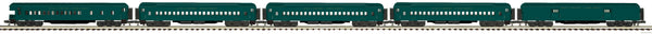 MTH Premier 20-40046 Baltimore & Ohio 5-Car 70' Madison Passenger Set #1511, #3533, #3611, #3619, #917. O SCALE NEW