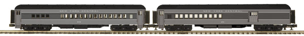 MTH Premier 20-41001 New York Central O Scale Premier 2-Car 70' Madison Comb/Din Passenger Set NEW