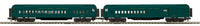 MTH Premier 20-41046 Baltimore & Ohio Premier 2-Car 70' Madison Comb/Din Passenger Set O Scale  NEW