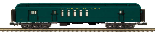 MTH Premier 20-42046 Baltimore & Ohio Premier 70' Madison RPO Passenger Car  Green O Scale  NEW