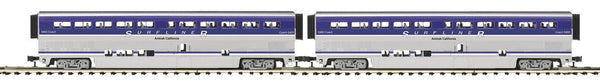 MTH Premier 20-61037 Amtrak O Scale Premier 2-Car SuperLiner Coach/Cafe Set NEW