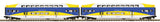 MTH Premier 20-61049 Northstar Metro Transit 4-Car Bombardier Passenger Set & 20-61050 Bombardier 2 Passenger Cars
