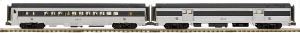 MTH Premier 20-64200 New Haven O Scale Premier 2-Car 70' Streamlined Baggage/Coach Passenger Set in Ribbed Sided. NEW