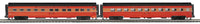 MTH Premier 20-64238 Southern Pacific 2-Car 70 Streamlined Slpr/Diner Passenger Set #9028 #10207. O SCALE NEW