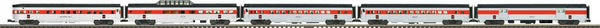 MTH Premier 20-65225 New Haven 5-Car 70' ABS Passenger Set in Smooth livery. O SCALE NEW