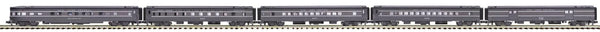 MTH Premier 20-65241 New York Central NYC Gray 5-Car 70' Streamlined Passenger Set Smooth Sided O SCALE NEW